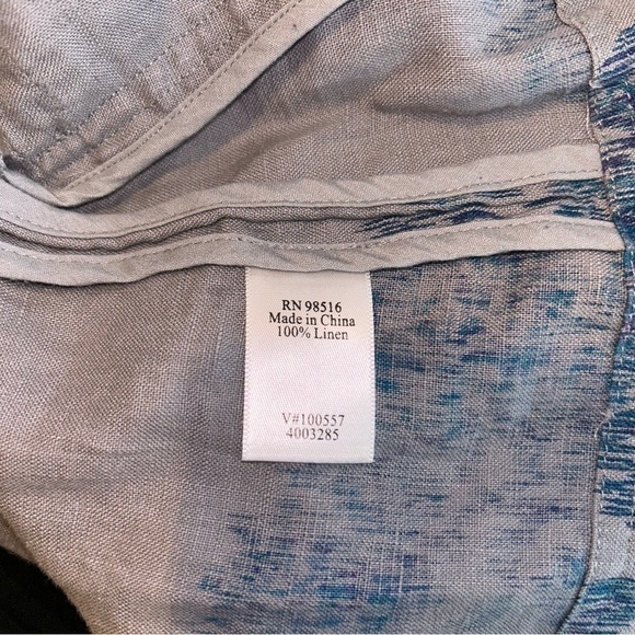 Coldwater Creek 100% Linen Jacket - Size 10 - Picture 8 of 8